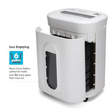 10-Sheet Micro-Cut Paper and Credit Card Shredder with 6 Gallon Pullout Basket