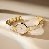 Movado Moda Women's Watch - Swiss Quartz 2H Movement, Plated Stainless Steel