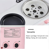 OREKPOT Breakfast Maker Machine - Nonstick Frying Pan with Timer, Large Capacity for Eggs, Sausages, Bacon, and Pancakes - Perfect Breakfast Station