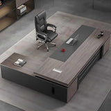 Domesto L-Shape Modern Executive Desk, L-Shape