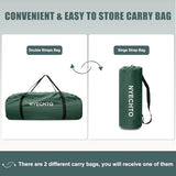 Self Inflating Sleeping Pad with Electric Pump, 3.14" Ultra-Thick Memory Foam Sleeping Mats for Camping,Easy Inflate&Deflate,9.5 R-Value Insulated Camping Mattress Pad with Pillow for Car Travel Tent