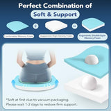 HOMELYSIAN Chair Cushions for Dining Chairs, Non Slip Chair Pads with Ties and Washable Covers Set of 6, 16"X16"X2.5", Black