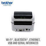 Brother TD-4550DNWB 4-inch Thermal Desktop Barcode and Label Printer, for Labels, Barcodes