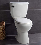 Toilet with Round-Front Chair Height Bowl - Includes Toilet Seat Miseno