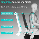 SUNNOW Office Chair, Ergonomic Computer Desk Chair