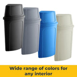 10 pcs 21 Gallon Corner Kitchen Waste Bin with Lid, Commercial Heavy-Duty Trash Can