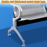 2-Seat Waiting Room Chairs, Waiting Room Bench with Arms, Office Guest Reception Chairs