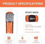 QEZER Down Sleeping Bag for Adults 600 Fill Power, Cold Weather Compact Ultralight All Seasons Sleeping Bag for Backpacking, Camping, Hiking