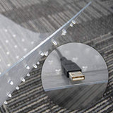 Plastic Office Chair Mat for Carpeted Floors, Heavy Duty Floor Mat