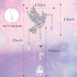 Mom Birthday Gifts from Daughter - Mom Gifts for Mother's Day Birthday - Sun Catchers Indoor Window Hummingbird Gift for Women Bird Lovers Mother Grandma Outdoor Garden Home Decor