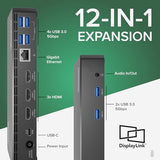 3x HDMI (1x 4K 30Hz, 2x 1080p 60Hz), 6x USB 5Gbps Ports | Windows, macOS, ChromeOS Compatible - Enhance Productivity with Multi-Monitor Support