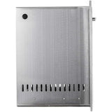 Atatod Pull-Out Trash Drawer Stainless Steel Outdoor Kitchen Trash Drawer Storage (W/handle-17x23x16)