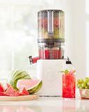 Nama J2 Cold Press Juicer – Self Feeding for Hands-Free Operation with Wide Mouth Hopper for Whole Recipe Loading, Zero Waste Masticating Juicer For More Juice, Less Pulp – Easy Cleanup & Assembly