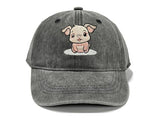 GDIQ Pig Hat for Toddler Girl, Piglet Gifts Baseball Cap for Kid