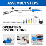 AOLEIGEI Weed Torch, Propane Torch Weed Burner with Self Igniter