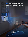 Midea 8,000 BTU U Shaped Smart Inverter Window Air Conditioner - Cools 350 Sq Ft, Ultra Quiet with Open Window Flexibility - Alexa/Google Assistant Compatible - 37% Energy Savings