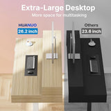55″ x 26″ Electric Standing Desk with 2 Drawers &24.4″ Large Keyboard Tray