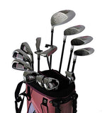 Sephlin - Lady Talia Signature Pink Right Hand 13 Pcs Golf Clubs Set & Golf Bag Age 9-12