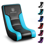 GTPLAYER Floor Rocker Gaming Chair – Adjustable Angle Limiter, Ultra Lightweight Ergonomic Floor Rocking Game Seat for Gaming and Lounging, Aqua