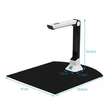 QERTYHJK Portable 10 Mega-Pixel High Definition Book Scanner Capture Size A4 Document Camera for File Recognition