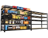 PrimeZone 60" W X 24" D X 72" H Heavy Duty Garage Storage Shelves, 3000 LBS