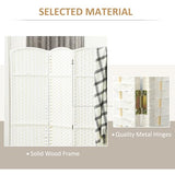 Divider, 8 Panel Folding Privacy Screen, 5.6' Tall Freestanding Wall Partition for Home Office