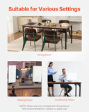 Rectangle Dining Table, 71 inch Length Large Wood Tables for 6-8 Person, Farmhouse Dinner Furniture, Rustic Conference Desk with Iron Legs