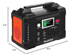200W Portable Power Station, FlashFish 40800mAh Solar Generator With 110V AC Outlet/2 DC Ports/3 USB Ports FF FLASHFISH