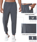 NORTHYARD Men's Fleece Lined Pants Winter Warm Sweatpants Thicken Windproof Pants Track Athletic Running Joggers Workout Gym Darkgrey 2XL