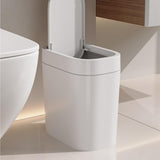 BXFIRS Intelligent Garbage Bin Made of ABS Material for Household Kitchen Bathroom Living Room Trash Cans(29.5 * 28.3 * 18cm)