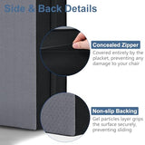 Shinnwa Gel Memory Foam Recliner Cushion for Elderly, Dual-Layer Foam Chair Pad, Extra Large Seat Cushion, 20 × 20 × 5in, Black