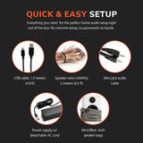 Audioengine A2+ 24 Bit 60 Watt Bluetooth Desktop Computer Speakers for Music and Gaming