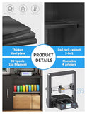 VCGGAIP 3D Printer Stand Multiple Printers Filament Storage