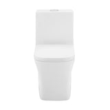 Forever SM-1T106 Concorde One Piece Toilet, Glossy White Swiss Madison