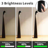 HAPYGI Portable Cordless LED Desk Lamp,Rechargeable Wireless Table Lamp, 3-Level Brightness