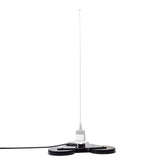 UAYESOK 8.8inch NMO Heavy Duty Magnetic Antenna Mount Base, Triangle Vehicel Mobile Antenna Magnet Base for CB/HF/VHF/UHF NMO Antennas