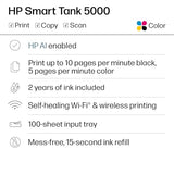 HP Smart Tank 5000 Wireless All-in-One Ink Tank Printer, Scanner