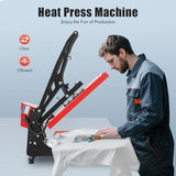 Heat Press Machine 16"x20", Clamshell Heat Press Machines,Digital Professional Heat Transfer Tshirt Press Machine
