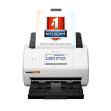 Wireless Desktop Color 2-Sided Document & Tax Receipt Scanner with ScanSmart AI PRO Data Management Software for PC