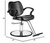Topsalon Barber Chair,Salon Chair for Hair Stylist Swivel Styling Chair Heavy Duty Hydraulic Pump Adjustable for Beauty Hair Salon Spa Shampoo(Black)