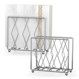 LWSFF Napkin Holder for Table, 2 Pack Modern Metal Napkin Holders for Paper Napkins & Kitchen Dining & Countertops, Cocktail Upright Napkin Holder Dispenser Suitable for All Room Decors (Silver)