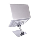 Laptop Stand Aluminum Alloy Button Type Desktop Lifting and Folding Laptop Heat Dissipation Stand