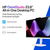 HP 24“ OmniStudio All-in-One Desktop Computer, 8GB DDR5 RAM, 128GB UFS