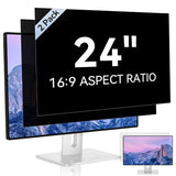 24 Inch Computer Privacy Screen for 16:9 Aspect Ratio Widescreen Monitor