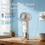 Handheld Mini Fan with Ice-Cooling for Commuting Desk Travel Camping Makeup