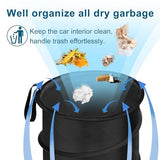 Kincown Car Trash Can, 2 Packs 4 Gallons Garbage Can, Collapsible Trash Bin