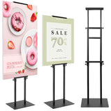 Poster Stand Heavy Duty Poster Board Stand, Double-Sided Poster Sign Stand Up to 83 inches