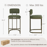 26" H Counter Height Bar Stools Set of 4