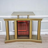 FixtureDisplays® 64 X 22.8 X 46" Large Church Pulpit, Deluxe Podium Lectern