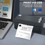Bluetooth Thermal Shipping Label Printer – Wireless 4x6 Shipping Label Printer, Compatible with Android